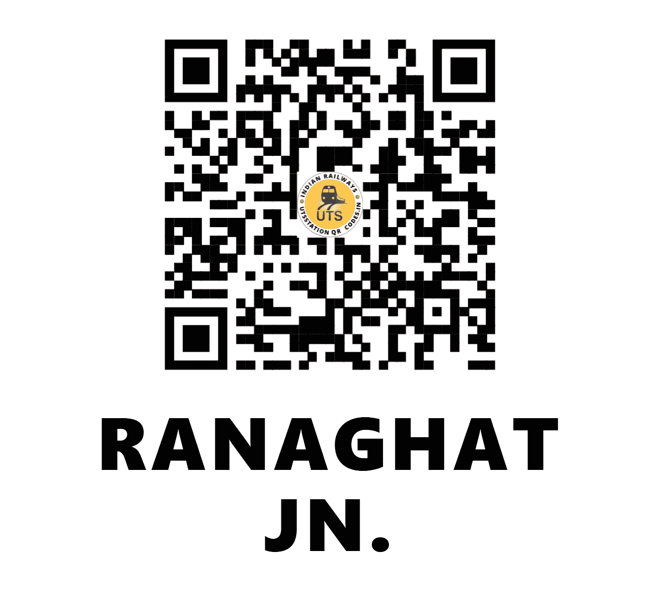 UTS QR Code for RANAGHAT JN. - RHA - ER (WEST BENGAL)